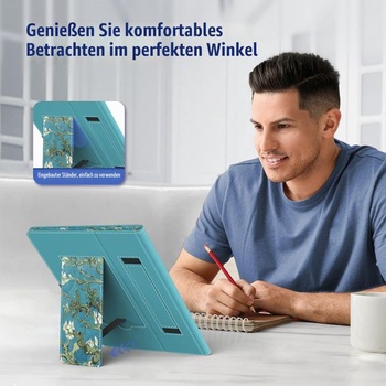 Univerzálne puzdro TiMOVO pre 10,1 palcový tablet s Androidom, marhuľový kvet