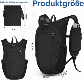 Ľahký turistický batoh HOTUT, 10L/15L, pánsky malý batoh, ľahký dámsky batoh na denné nosenie s