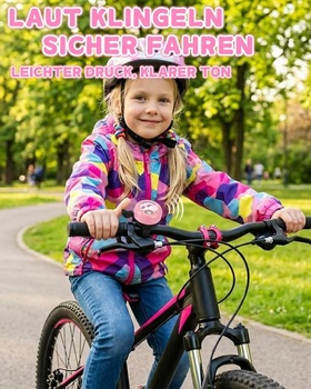 Detský zvonček na bicykel - Hlasný zvonček na bicykel so 4 náhradnými samolepkami, hliníkový zvonček na bicykel