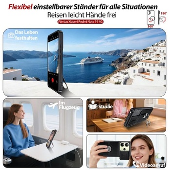 Kryt Dizn Slider s krytom fotoaparátu pre Xiaomi Redmi Note 14 4G: Medzinárodná verzia (neeurópska