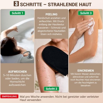 2dielna sada exfoliačných rukavíc, rukavice na telový peeling pre ženy a mužov