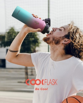 Termofľaša Coolflask 710 ml so slamkou
