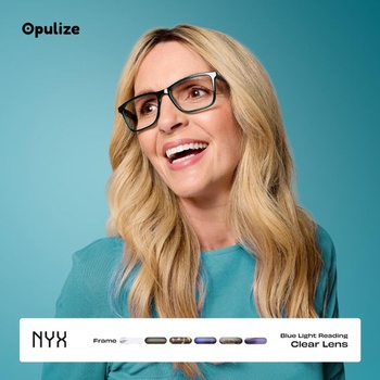 Okuliare na čítanie OPULIZE NYX s filtrom modrého svetla pre mužov a ženy - Neoslňujúci, UV400 ochrana,