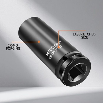 Šesťhranný nástrčný kľúč Meccion 14 mm s upínacím závitom 3/8
