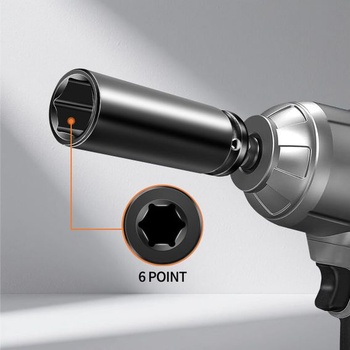 Šesťhranný nástrčný kľúč Meccion 14 mm s upínacím závitom 3/8