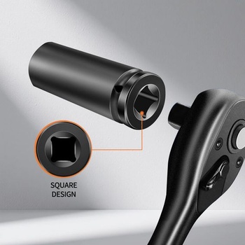 Šesťhranný nástrčný kľúč Meccion 14 mm s upínacím závitom 3/8