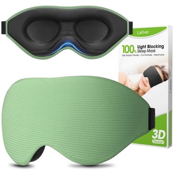 Maska na spanie na spanie na boku, Laitver Updated Eye Mask azúrová