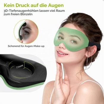 Maska na spanie na spanie na boku, Laitver Updated Eye Mask azúrová