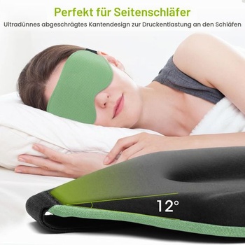 Maska na spanie na spanie na boku, Laitver Updated Eye Mask azúrová