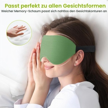 Maska na spanie na spanie na boku, Laitver Updated Eye Mask azúrová