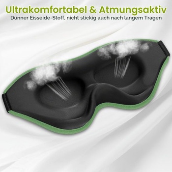 Maska na spanie na spanie na boku, Laitver Updated Eye Mask azúrová