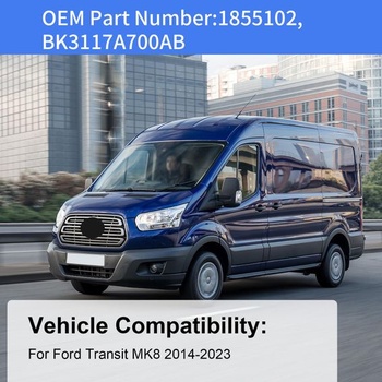 Sklo spätného zrkadla Mingke vpravo dole pre Ford Transit MK8 2014-2023, výmena skla spätného