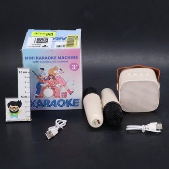 Karaoke automat pro děti i dospělé, přenosný Bluetooth mini karaoke mikrofon, zpívající reproduktor
