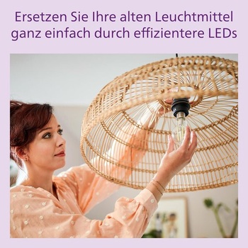 LED žiarovky Philips, balenie 6 ks, B35, E14, 470 lúmenov, 40 W, sviečkový dizajn, dlhá životnosť,