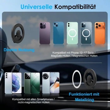 Držiak na telefón/nápoj do auta EEEKit pre MagSafe s 20 magnetmi N52
