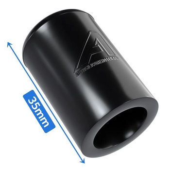 25mm čierna silikónová vysokoteplotná koncovka, tesnenie, gumová hadicová zátka 25 mm (1