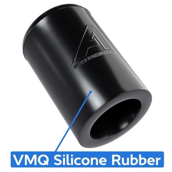 25mm čierna silikónová vysokoteplotná koncovka, tesnenie, gumová hadicová zátka 25 mm (1