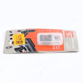Pamäťová karta VANTRUE microSD 256GB, UHS-I U3 4K, vrátane adaptéra, kompatibilná s palubnou kamerou,
