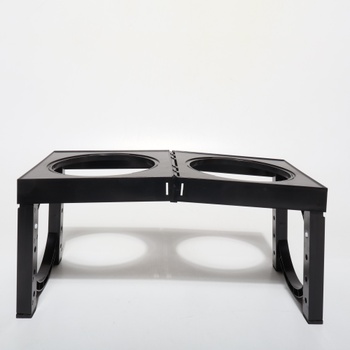Dvojmiska 48x23x25cm čierna