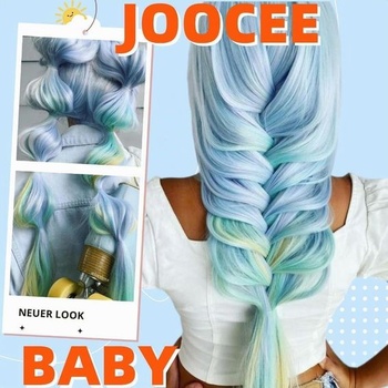 Světle modré syntetické vlasy na zaplétání 24 palců 1 ks Easy Jumbo Braid předpjaté prodloužení