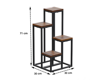 Stojan na kvety PLS01, 71 x 30 x 30 cm - N