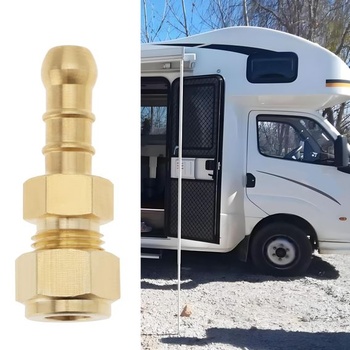 Pán náradie 2 x 8 mm hadicové spojky, koncovka trysky, závit 1/2 palca, mosadzné hadicové spojky,