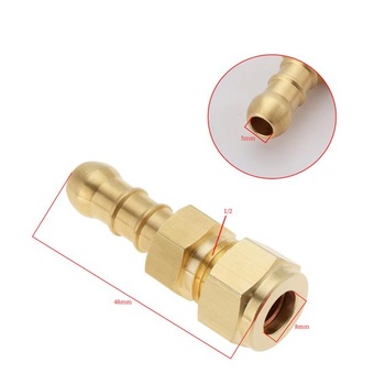 Pán náradie 2 x 8 mm hadicové spojky, koncovka trysky, závit 1/2 palca, mosadzné hadicové spojky,