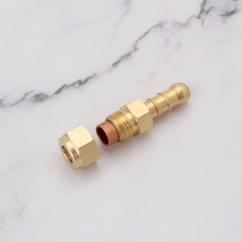 Pán náradie 2 x 8 mm hadicové spojky, koncovka trysky, závit 1/2 palca, mosadzné hadicové spojky,