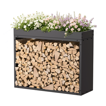 Stojan na drevo FWR07, 100 x 35 x 80 cm - N
