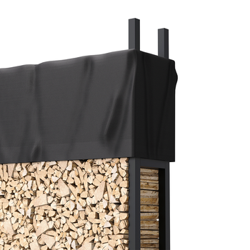 Stojan na drevo FWR10, 334,5 x 25 x 115 cm - N