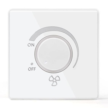 DEWIN nástenný vypínač, regulátor otáčok stropného ventilátora typu 86, nástenný stmievač 10A AC 220V