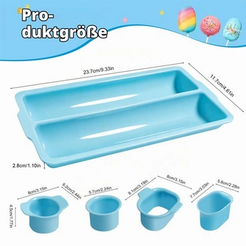 Sada vykrajovača na cakesicle a formy na cake popsy, kompletná sada na pečenie, formičky na