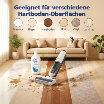 Náhradný prostriedok na podlahy pre Tineco Floor One S3/S5/S6/S7 a iFloor, 2 ks, 500 ml