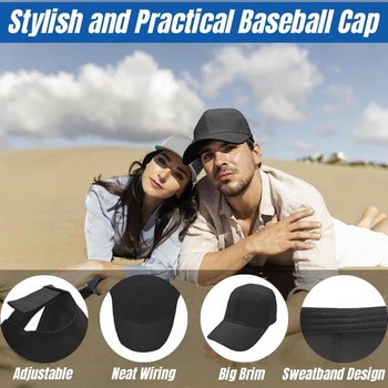 Baseballová čepice pro muže a ženy - Nastavitelná baseballová čepice, unisex čepice s kšiltem pro