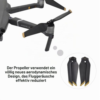 4 páry náhradných vrtulí - kompatibilné s DJI Mavic 2 Pro a Zoom Phnom Penh