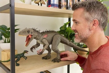 Jurský svět - Kolekce Hammond - Indominus Rex Deluxe - Velká kloubová akční figurka s vyměnitelnými
