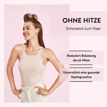Sada natáček a sponek na vlasy PARSA Beauty HAIR HERO, leopardí potisk