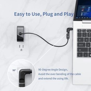 Adaptér QYD USB-C na DC zástrčku 5,5 * 2,5 mm, PD USB C samice na DC adaptér, napájecí adaptér,