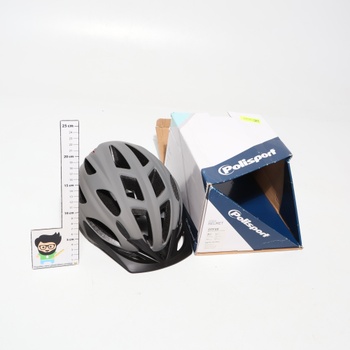 Cyklistická prilba Polisport City'Go šedá matná M