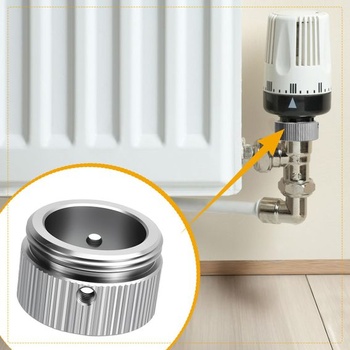 Adaptér termostatu na radiátor m30x1, 5, 2 ks, adaptér z nerezovej ocele 304 pre ventily Danfoss Ra,
