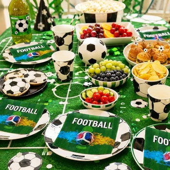 40 futbalových obrúskov, dekorácie na majstrovstvách sveta vo futbale 2026, jednorazové stolné