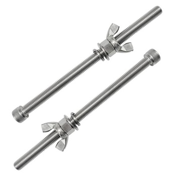 Skrutka s valcovou hlavou a vnútorným šesťhranom M5 x 110 mm, 15 kusov, skrutka s plným závitom M5x110