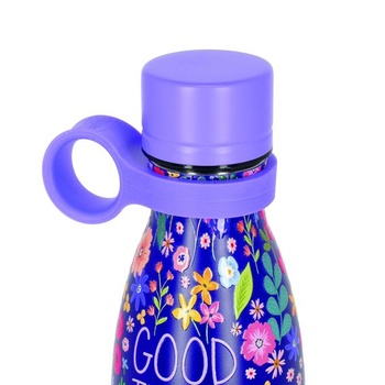Legami - Vakuová láhev Hot & Cold Mini, květiny, lehká a odolná termoska, hermetické uzavření,