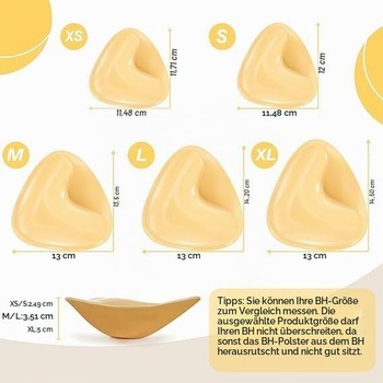 Lepiaca podprsenka, Push-up vložky, Lepiaca push-up podprsenka, Push-up vložky Obojstranné lepiace