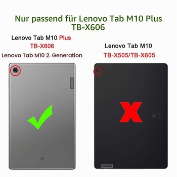 Ochranné púzdro pre tablet Lenovo Tab M10 FHD Plus 10,3 palca TB-X606F TB-X606X s automatickým