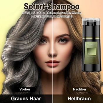Šampón na farbenie vlasov, svetlo hnedý šampón na farbenie šedivých vlasov, botanické zloženie,