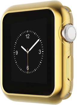 Kompatibilný s puzdrom pre Apple Watch 41mm 45mm, mäkké TPU pokovované púzdro, ochranná fólia,