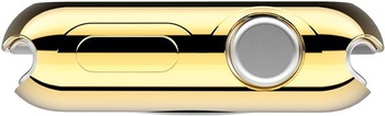 Kompatibilný s puzdrom pre Apple Watch 41mm 45mm, mäkké TPU pokovované púzdro, ochranná fólia,