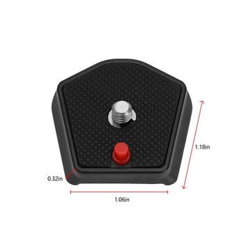 Súprava 2 rýchloupínacích doštičiek eMagTech 785PL, skrutka 1/4 palca, kompatibilná s modelmi Manfrotto