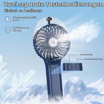 Prenosný ručný ventilátor COMLIFE, dobíjací mini USB ventilátor, skladací design, lastúrniky
